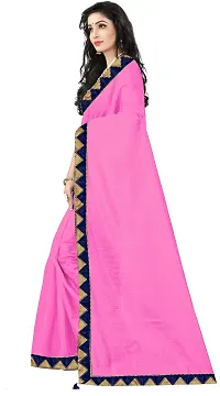 Beautiful Art Silk Saree with Blouse Piece-thumb1