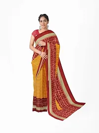 Beautiful Art Silk Saree with Blouse piece-thumb1