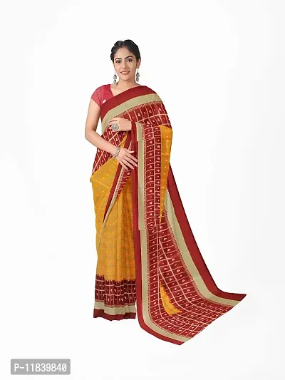 Beautiful Art Silk Saree with Blouse piece-thumb2