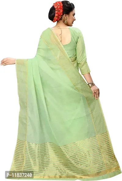 Beautiful Art Silk Saree with Blouse Piece-thumb2