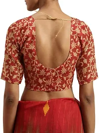 Beautiful Art Silk Saree with Blouse piece-thumb3