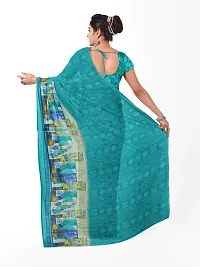 Beautiful Georgette Saree with Blouse Piece-thumb1