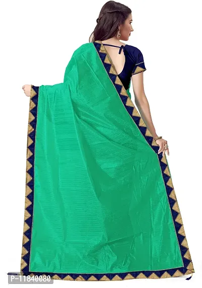 Beautiful Art Silk Saree with Blouse piece-thumb2