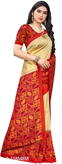 Beautiful Art Silk Saree with Blouse piece-thumb3