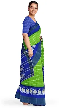 Beautiful Art Silk Saree with Blouse piece-thumb2