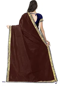 Beautiful Art Silk Saree with Blouse piece-thumb1