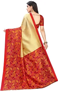 Beautiful Art Silk Saree with Blouse piece-thumb3