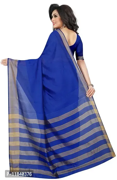 Beautiful Cotton Silk Saree With Blouse Piece Pack Of 2-thumb2