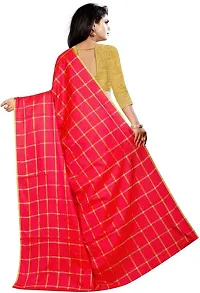 Beautiful Art Silk Saree with Blouse piece-thumb1