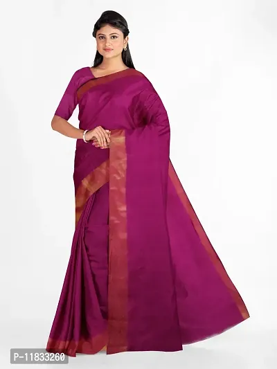 Beautiful Cotton Silk Saree with Blouse Piece