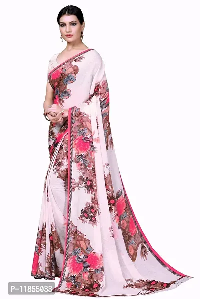 Beautiful Art Silk Saree with Blouse piece-thumb2