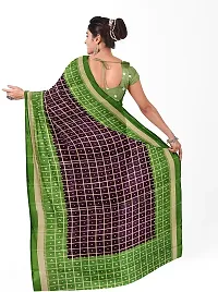 Beautiful Art Silk Saree with Blouse piece-thumb2