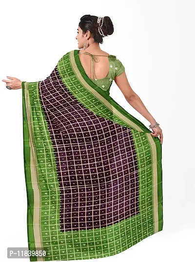 Beautiful Art Silk Saree with Blouse piece-thumb3