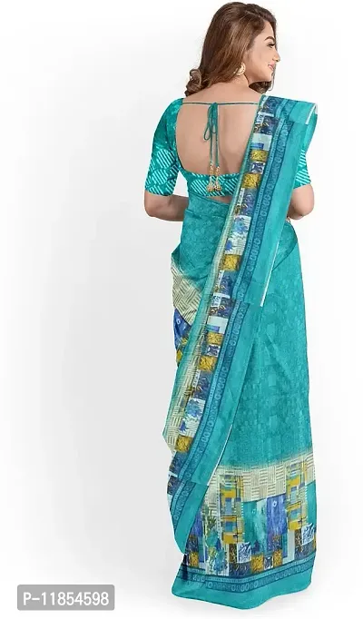 Beautiful Georgette Saree with Blouse piece-thumb2