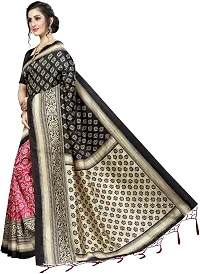 Beautiful Art Silk Saree with Blouse piece-thumb2