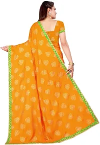 Beautiful Art Silk Saree with Blouse piece-thumb3