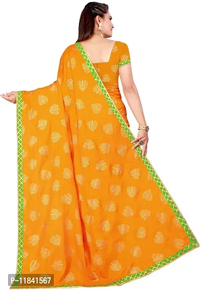 Beautiful Art Silk Saree with Blouse piece-thumb4