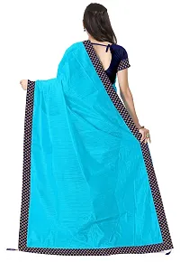 Beautiful Art Silk Saree with Blouse piece-thumb1