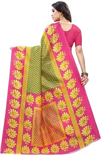 Beautiful Art Silk Saree with Blouse piece-thumb3