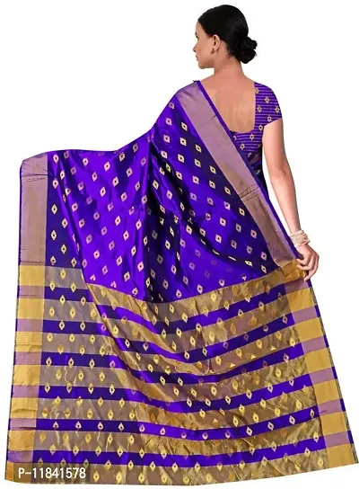 Beautiful Art Silk Saree with Blouse piece-thumb4