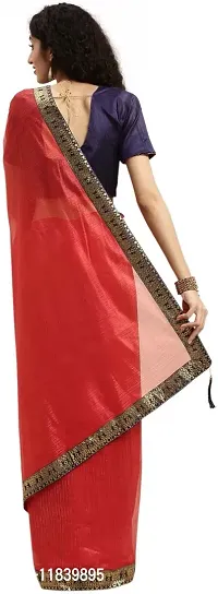 Beautiful Art Silk Saree with Blouse piece-thumb2