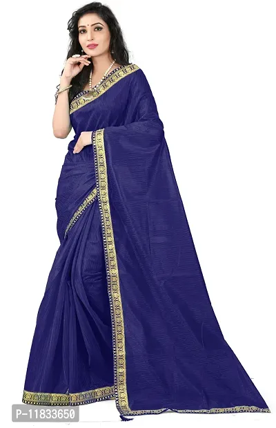 Beautiful Art Silk Saree with Blouse Piece-thumb0