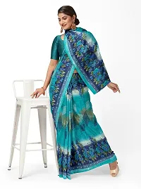 Beautiful Georgette Saree with Blouse piece-thumb1