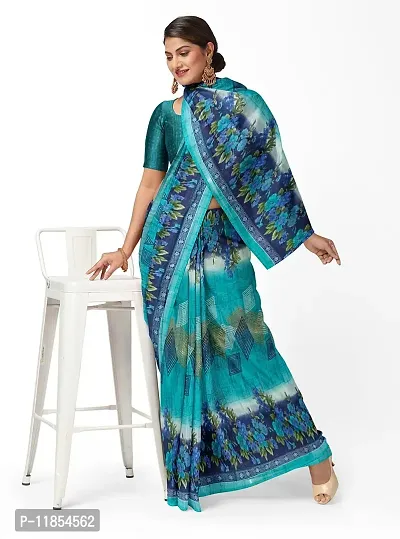 Beautiful Georgette Saree with Blouse piece-thumb2