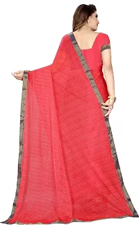 Beautiful Cotton Blend Saree with Blouse piece-thumb2