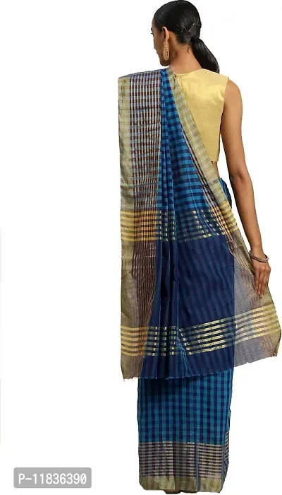 Beautiful Art Silk Saree with Blouse Piece-thumb2