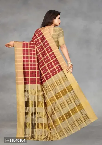 Beautiful Art Silk Saree with Blouse piece-thumb3