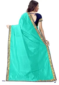 Beautiful Art Silk Saree with Blouse piece-thumb1