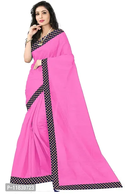 Beautiful Art Silk Saree With Blouse Piece Pack Of 3-thumb2