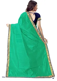 Beautiful Art Silk Saree with Blouse piece-thumb1