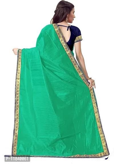 Beautiful Art Silk Saree with Blouse piece-thumb2