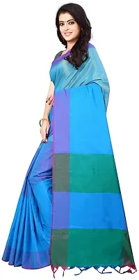 Beautiful Art Silk Saree with Blouse piece-thumb2