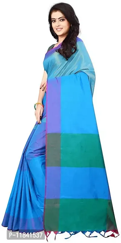 Beautiful Art Silk Saree with Blouse piece-thumb3