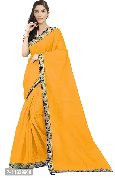 Beautiful Art Silk Saree with Blouse piece-thumb0