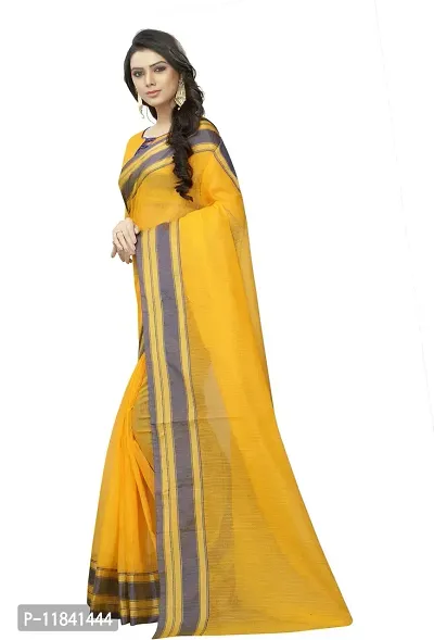 Beautiful Cotton Silk Saree with Blouse piece-thumb2