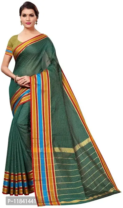 Beautiful Cotton Silk Saree with Blouse piece