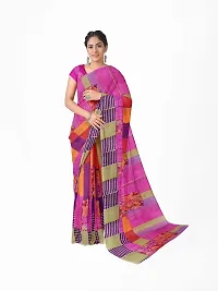 Beautiful Georgette Saree with Blouse Piece-thumb1