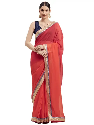 Temple Border Bollywood Raw Silk Sarees With Blouse