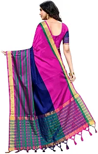 Beautiful Cotton Silk Saree with Blouse piece-thumb1