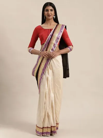 Beautiful Banarasi Silk Women Saree with Blouse Piece