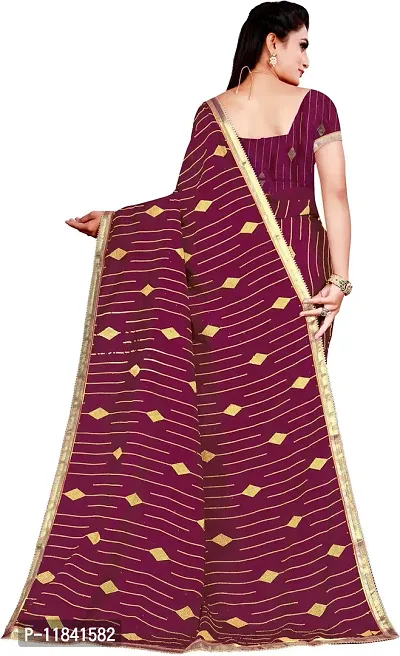 Beautiful Art Silk Saree with Blouse piece-thumb4