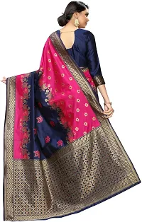 Beautiful Art Silk Saree with Blouse piece-thumb2