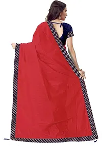 Beautiful Cotton Silk Saree with Blouse piece-thumb1