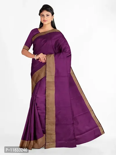 Beautiful Cotton Silk Saree with Blouse Piece