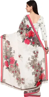 Beautiful Georgette Saree with Blouse Piece-thumb1