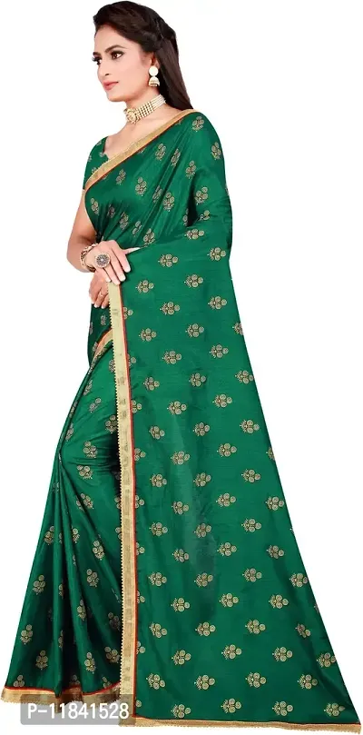 Beautiful Art Silk Saree with Blouse piece-thumb3